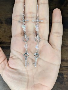 Skeleton Key Earrings