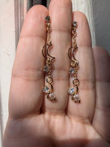 Man In The Moon Earrings